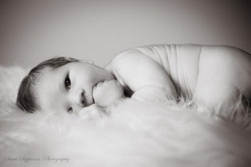 Lapsikuvaus - vauva taljalla