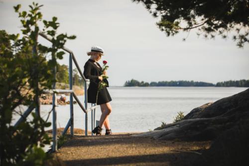 Ylioppilaskuva ylioppilas ja meri